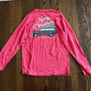 Vineyard Vines Boys Christmas Long-sleeve Shirt, M